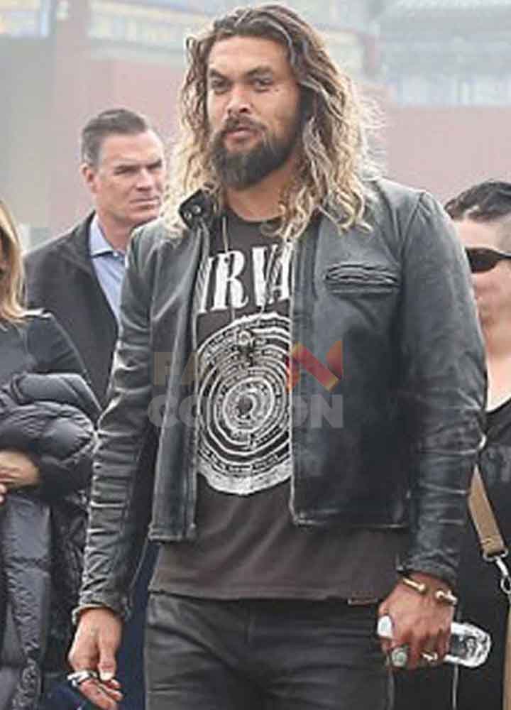 Jason Momoa Black Leather Jacket Jason Momoa Black Leather Jacket